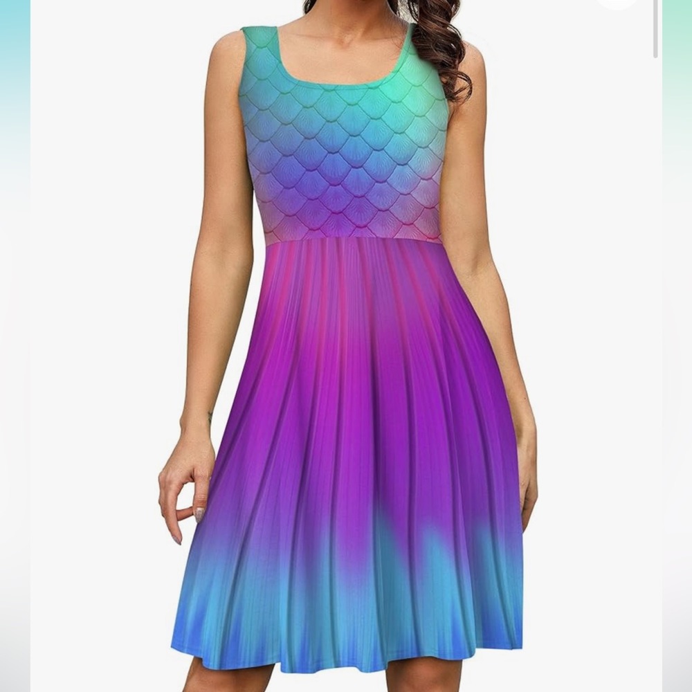 2 dresses! Mommy and Me matching mermaid dresses